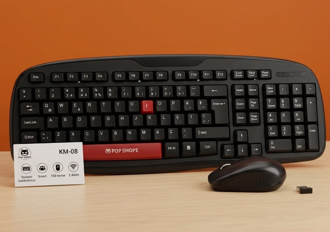Kit Teclado y Mouse - PopShope KM-08